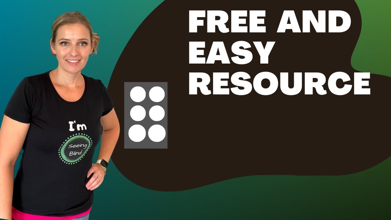 How To Learn Braille  | Free Resource For Low Vision & Blind Life￼