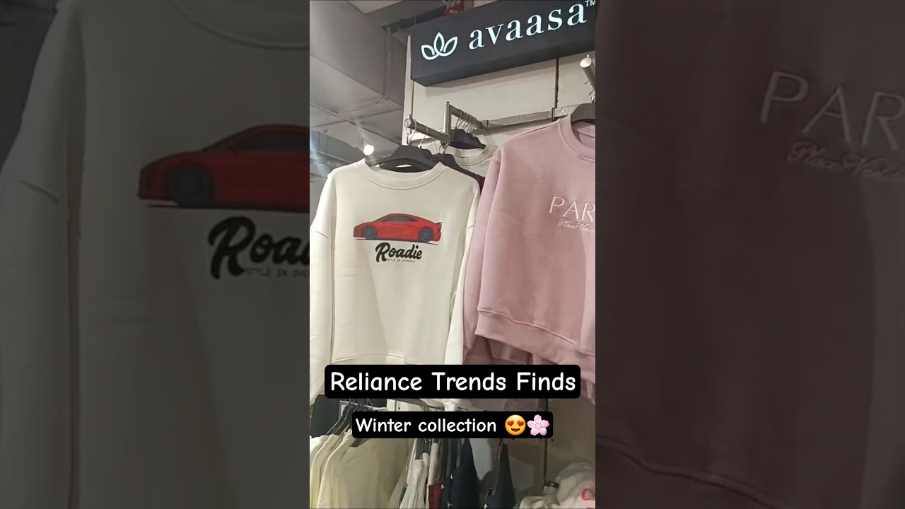 Reliance Trends Finds Winter collection 😍🛍️