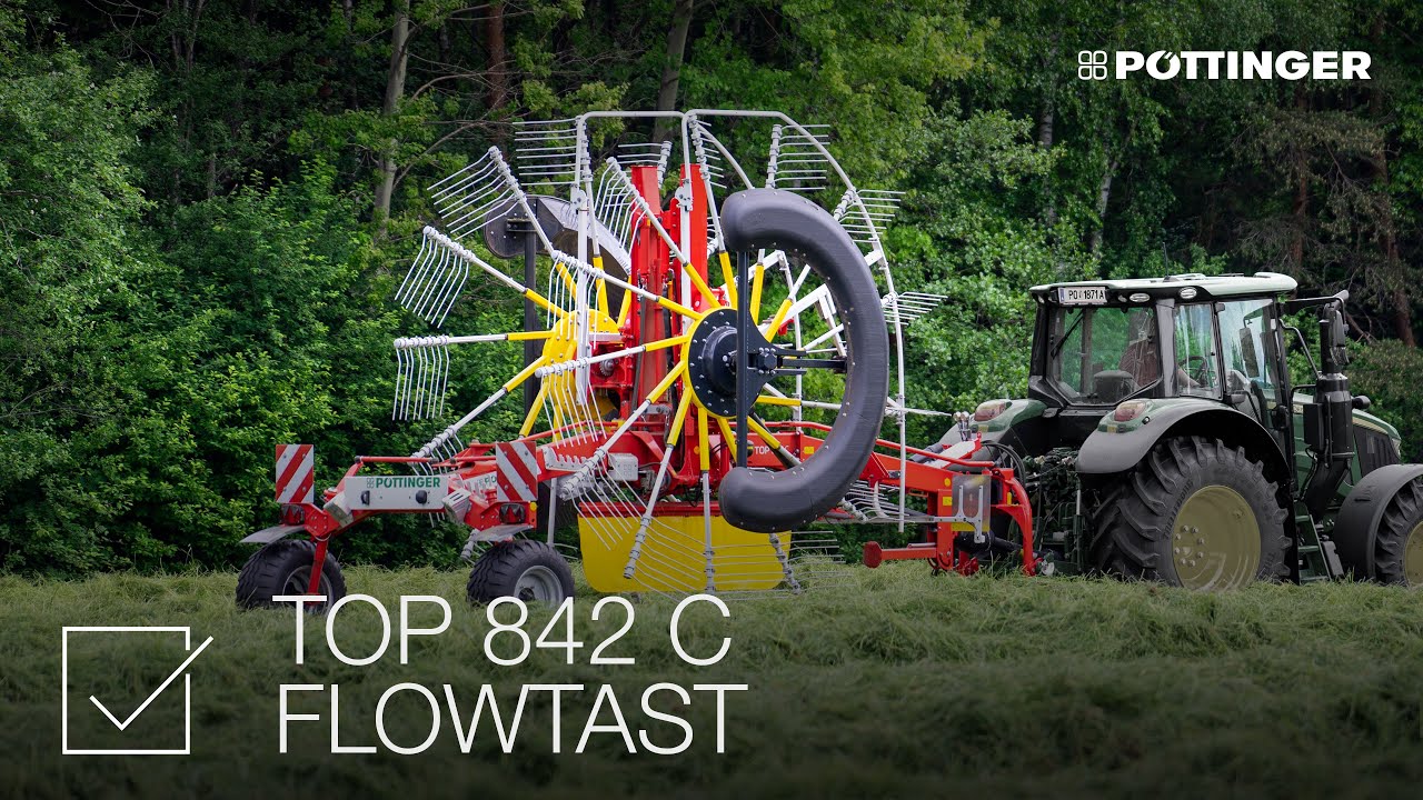 PÖTTINGER - FLOWTAST, an innovative feature on the TOP 842 C