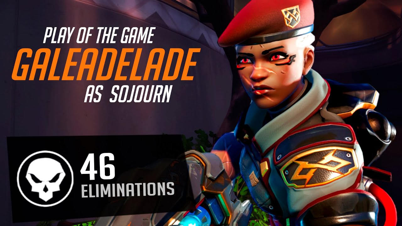 GALE - SOJOURN IS OP! 46 ELIMS! POTG! [ OVERWATCH 2 TOP 500 SEASON 5 ]