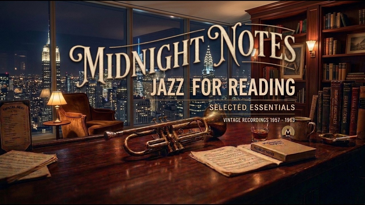 Rain on the 42nd Floor - Midnight Jazz for Reading