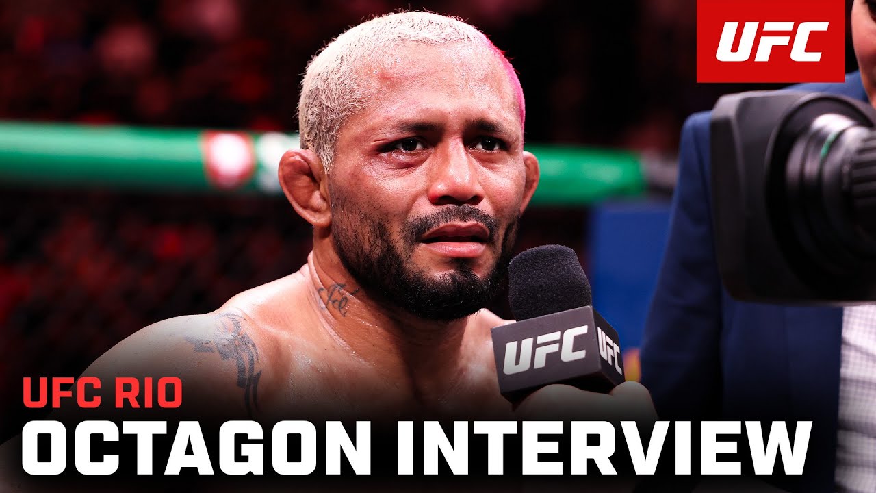 Интервью Дейвесона Фигейредо в октагоне | UFC Rio