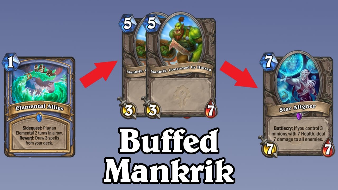 Mankrik + Star Aligner Mage | Forged in the Barrens | Hearthstone