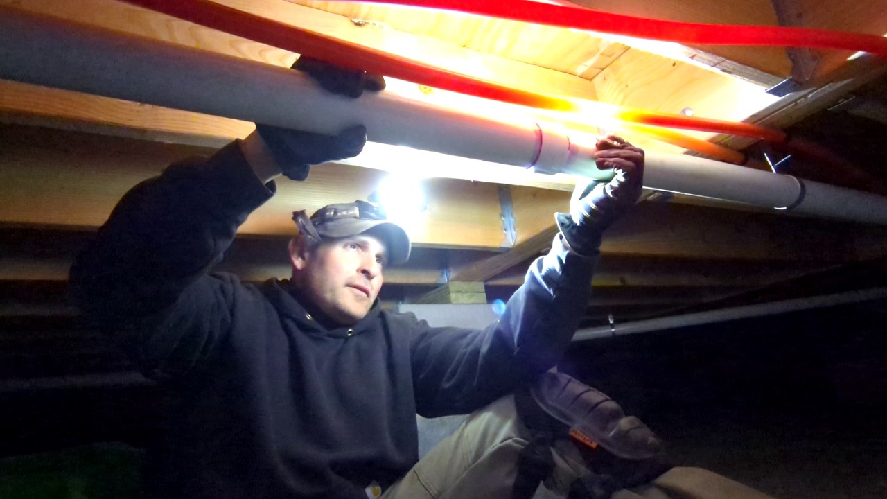 Building the Addition Part 3.  #pluming #construction #diy #crawlspace #hammer&hive