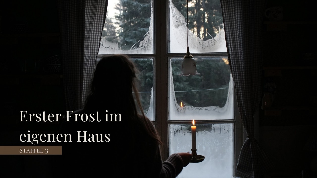 Die erste Kälteprüfung für den Ofen... -17° in Schweden