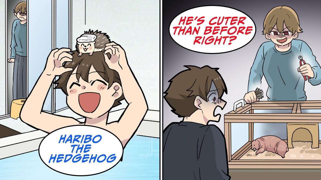 My mom was treating my beloved hedgehog “Haribo” like a nuisance at home... [Manga Dub]