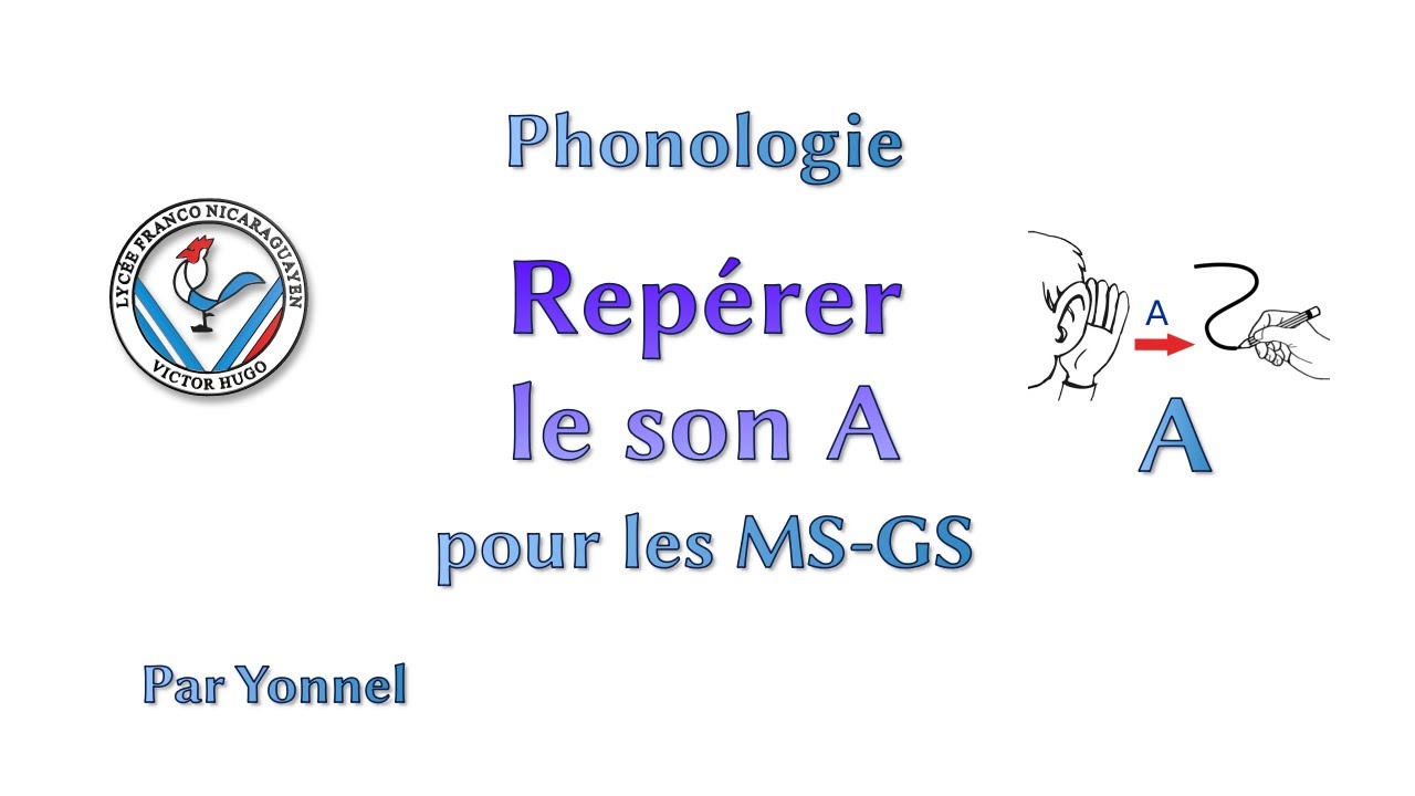 MS-GS - Phonologie - Repérer les mots avec le son A