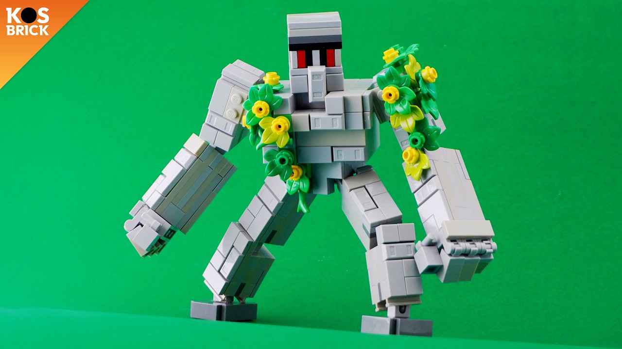 Lego THE IRON GOLEM - Minecraft Movie (Tutorial)
