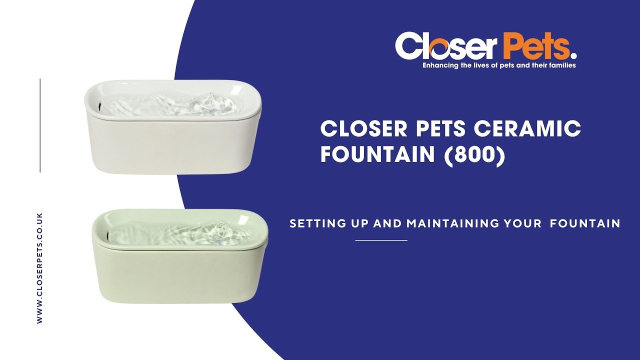 Фонтанчик для кошек Cat Mate от Closer Pets - инструкция по установке и уходу.