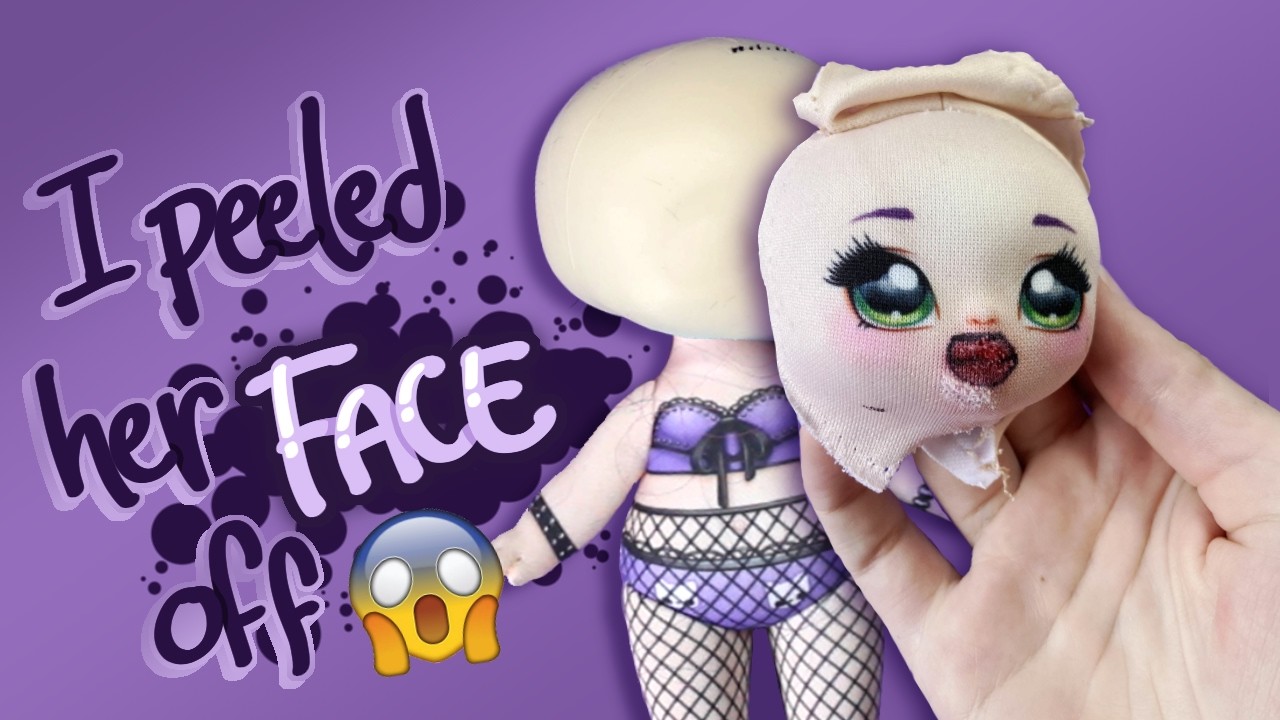 Na!Na!Na! Surprise Mini Face-up Repaint! A new fabric face!