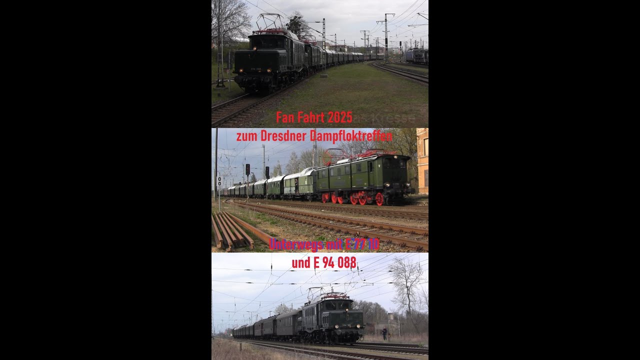 Sonderzug mit E 77 10 und E 94 088 mit Donnerbüchsen unterwegs