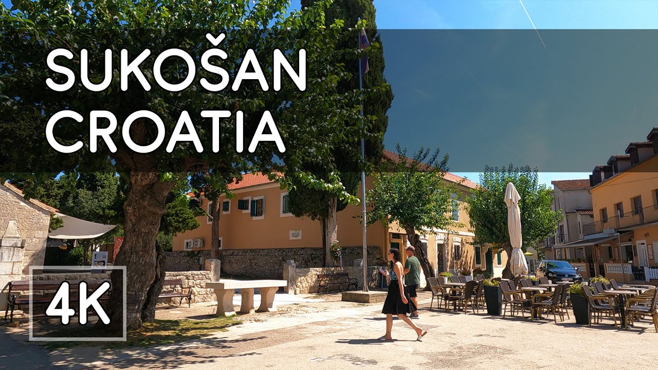 Walking Tour: Sukošan, Croatia - 4K UHD Virtual Travel