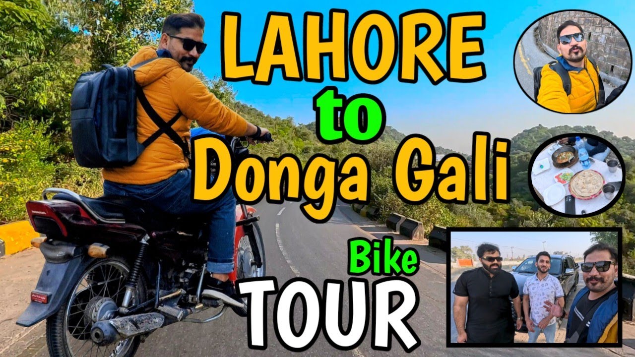 Lahore To Donga Gali on Bike | Bike Tour | Honda pridor | Amazing Journey | 4K view