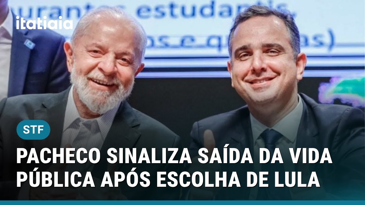 LULA NÃO INDICARÁ PACHECO AO STF, E SENADOR SINALIZA SAÍDA DA VIDA PÚBLICA