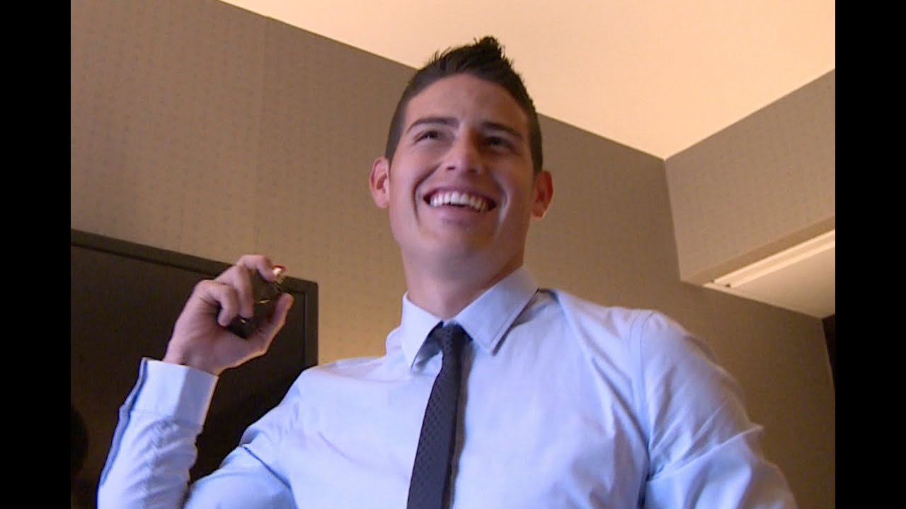 INSIDE - Siga el día de James Rodriguez antes de recibir su trofeo
