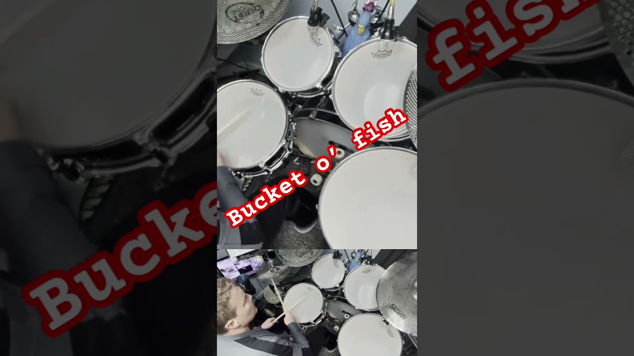 BucketOFish6 #drums #drum #drummer #drummerlife #cover #music #fish #musica #beats #live #rock #song