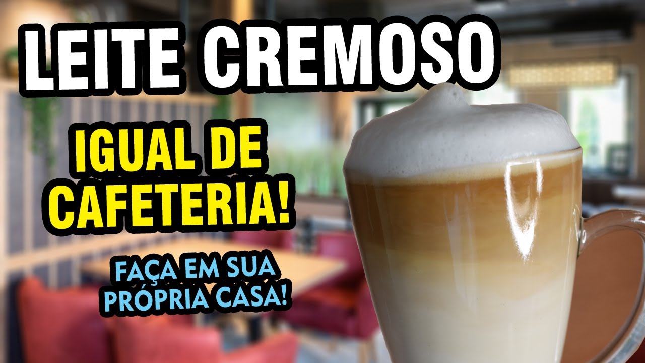 Leite cremoso em casa (aerar o leite) de formas muito fáceis!