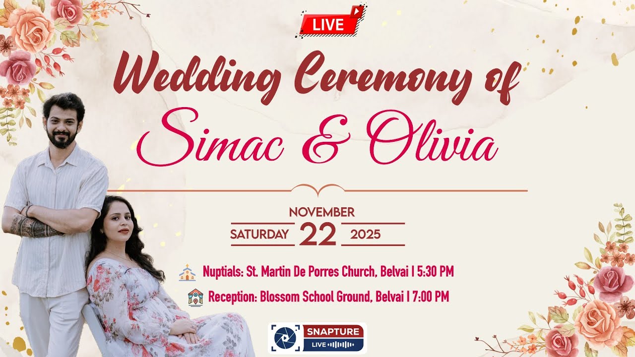 Wedding Ceremony of Simac & Olivia | LIVE, Belvai I 22 November, 2025