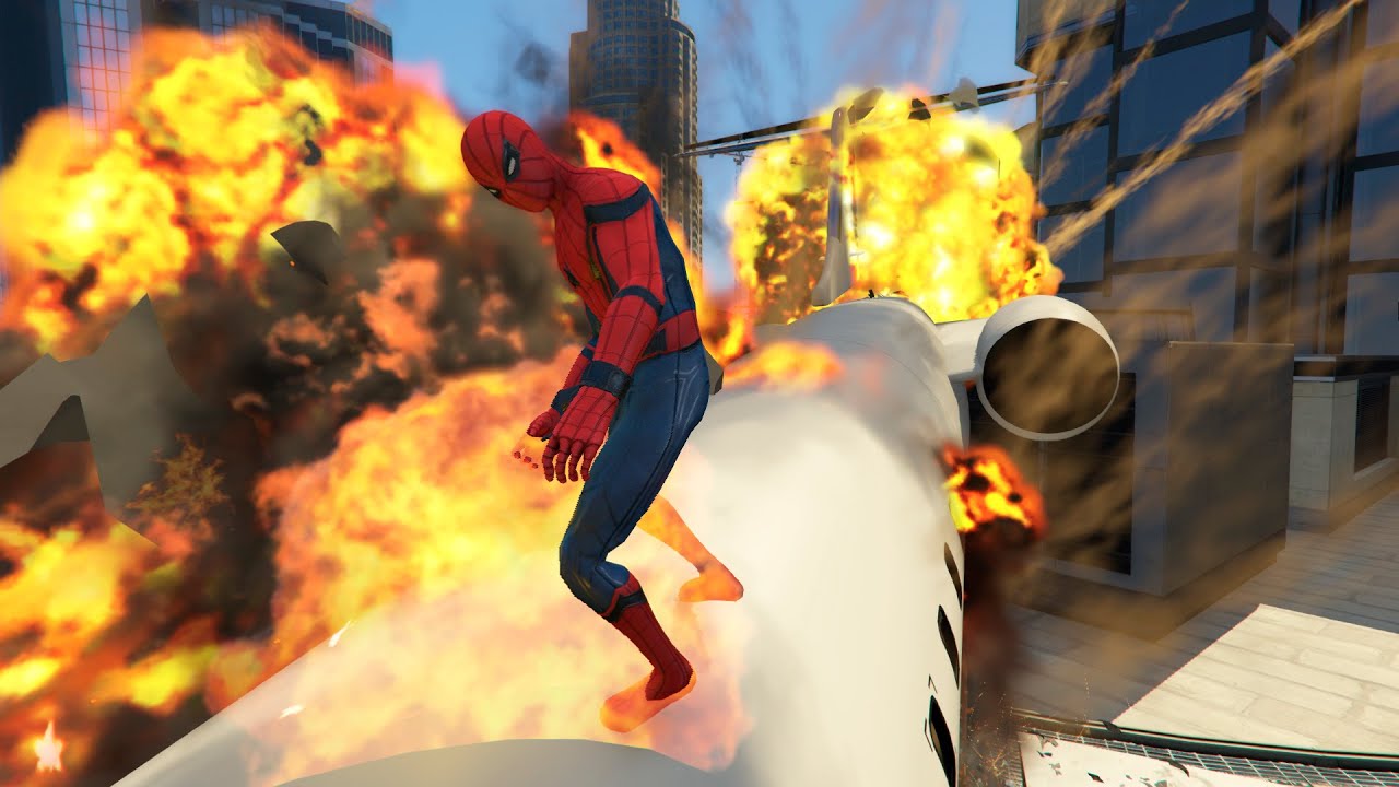GTA 5 Epic Plane Crashes & Spiderman Ragdolls Ep.35 (Euphoria Physics | Funny Moments)