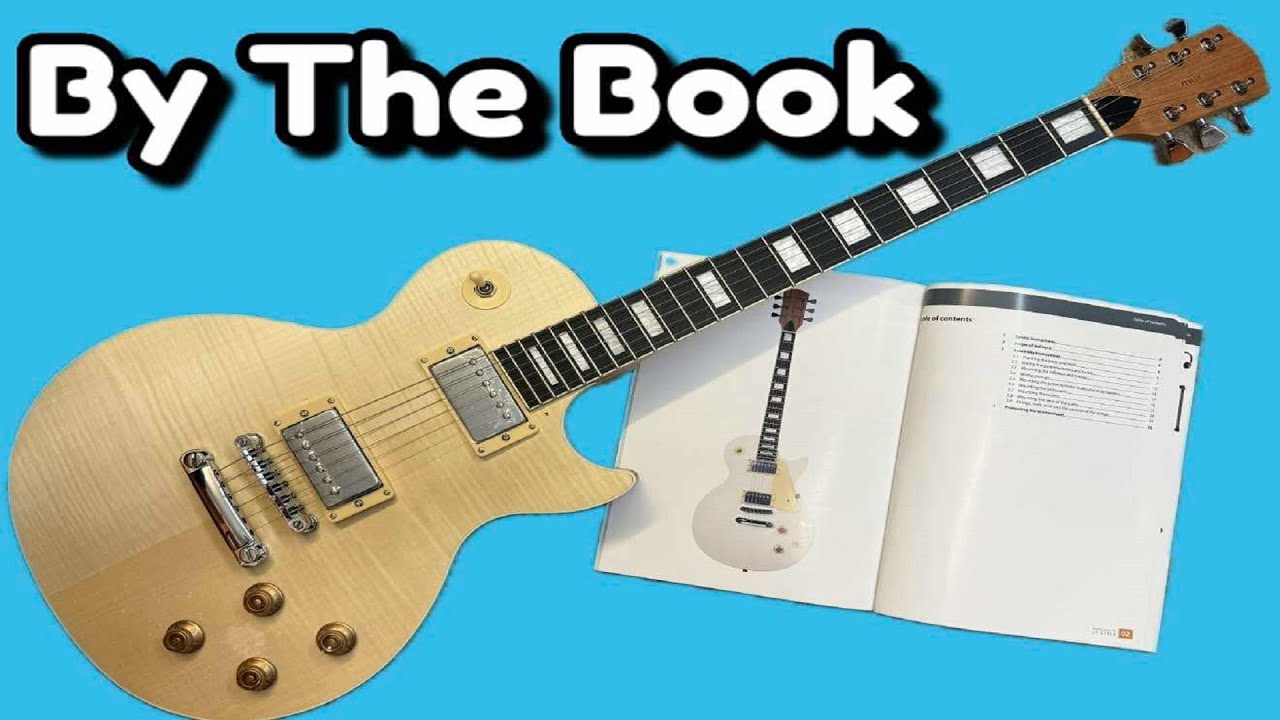 How To Build A Fesley LP Guitar Kit With A Color Illustrated Booklet With Pictures! Step By Step!!