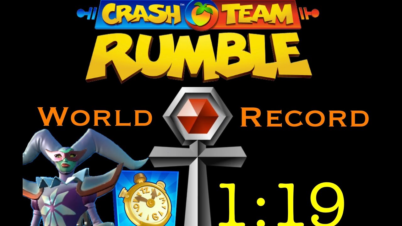 World Record Fastest Crash Team Rumble Match in 1:19