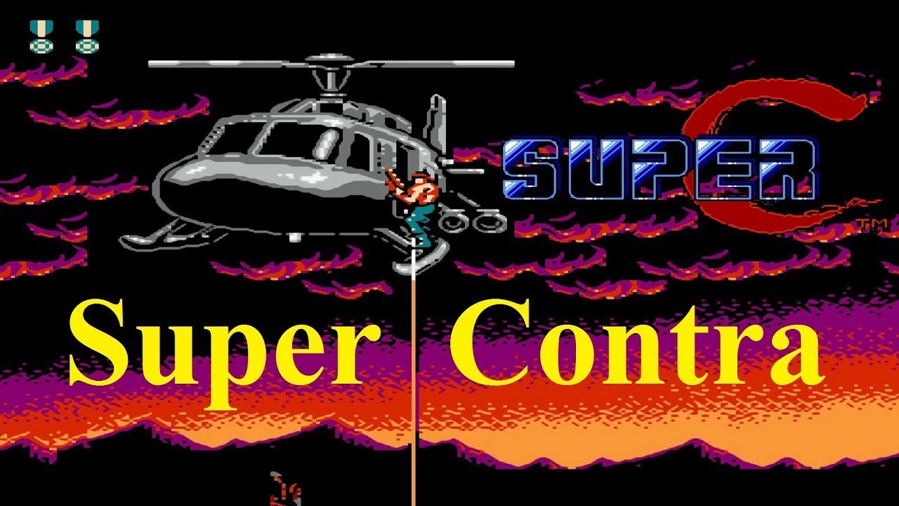 Super Contra (Super C). (NES) 1990 г. Прохождение