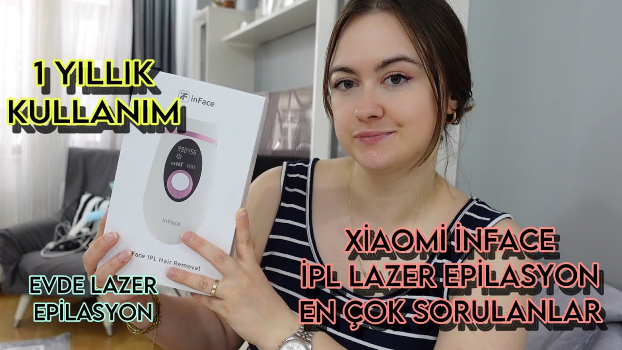 XİAOMİ İNFACE LAZER EPİLASYON CİHAZI | SORU-CEVAP| 1 YILLIK KULLANIM TECRÜBESİ,EVDE LAZER EPİLASYON