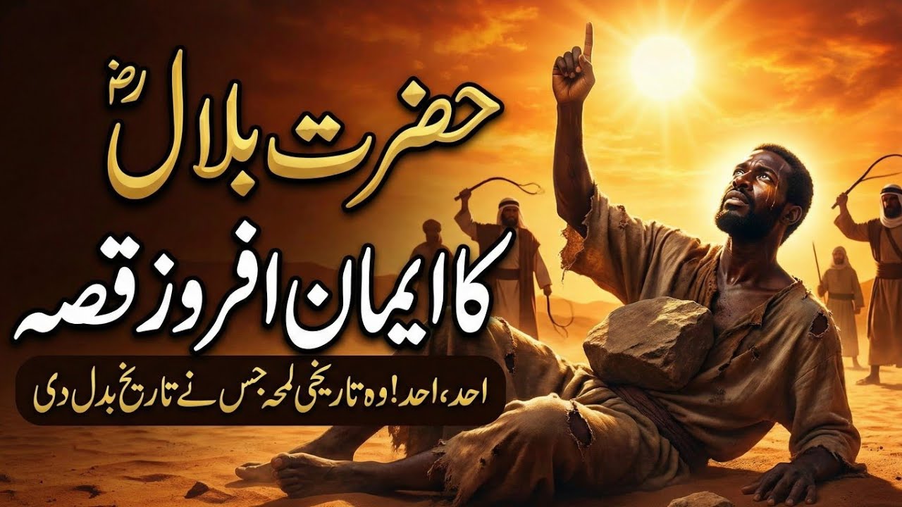 Hazrat Bilal (RA) Ka Imaan Afrooz Qissa | Pehli Azan Aur Bilal Habshi Ka Imaan | Islamic Histor