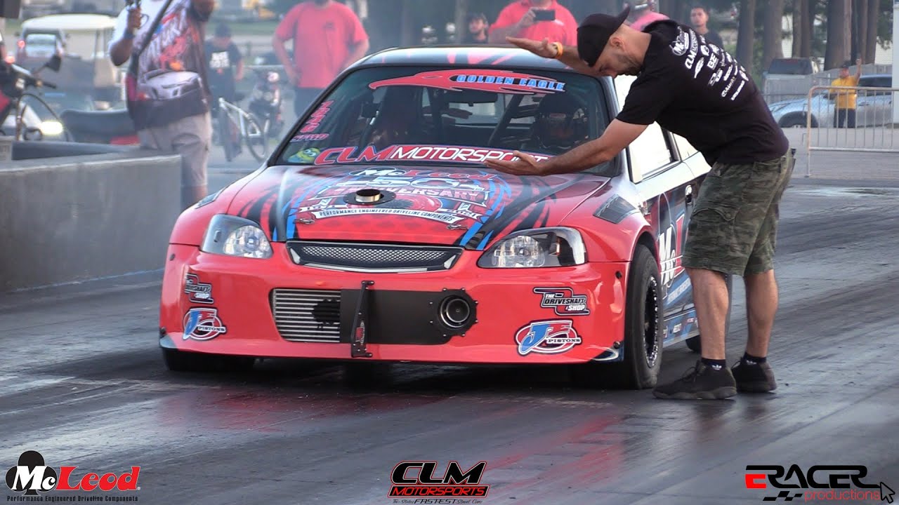 Ricky Silva McLeod Racing Civic - Sport FWD Winner | HDay Summer 2021 at New England Dragway