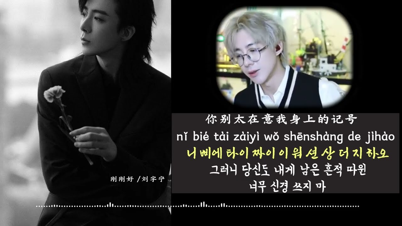 《刚刚好 : 강강호 / 딱적당해요》 🎧한글가사/병음발음 _ 류우녕