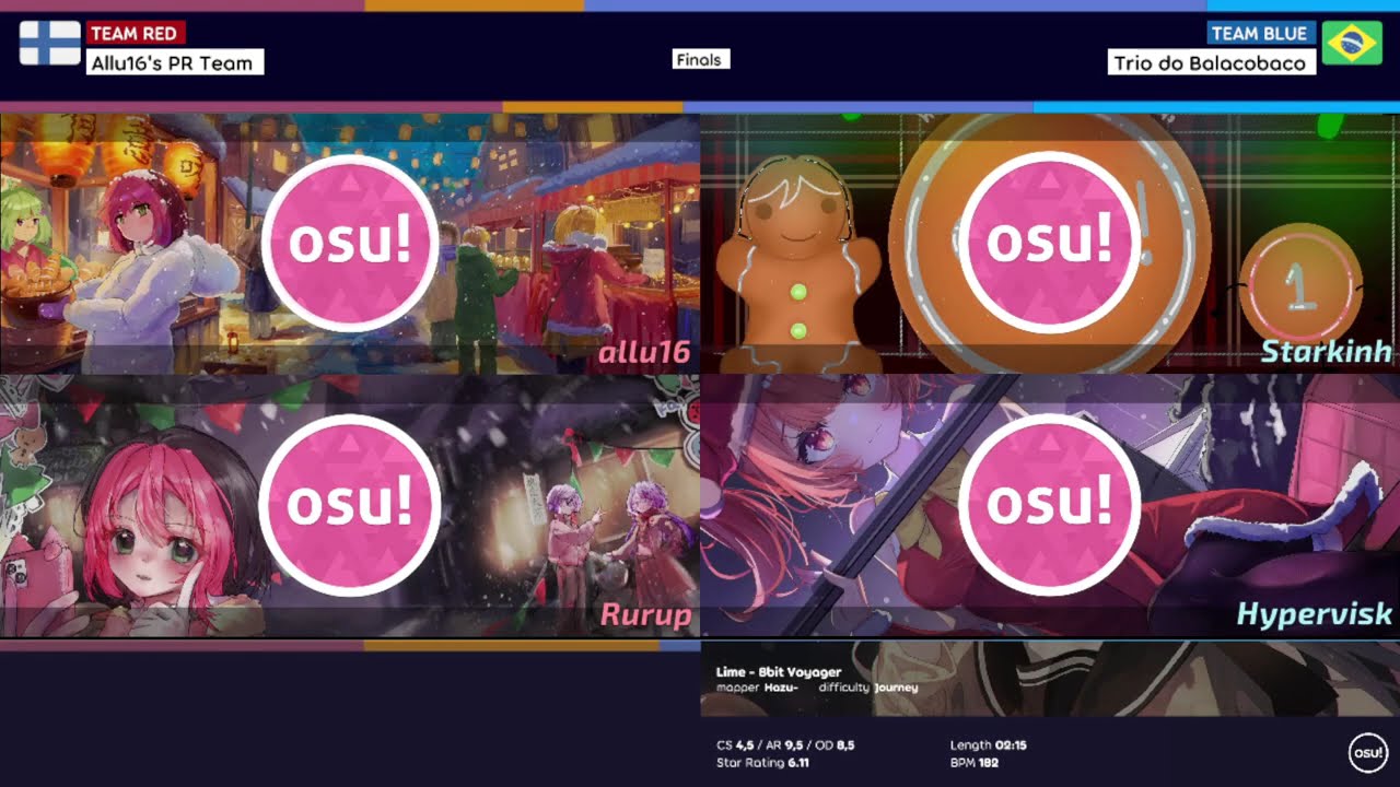 Mod Swap! - Finals LB | [Allu16's PR Team] vs [Trio do Balacobaco]