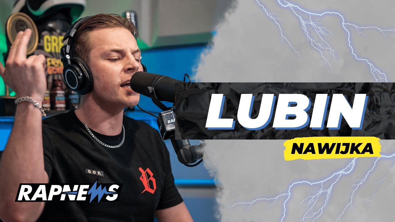 LUBIN nawija PRZEDPREMIEROWY numer w Rapnews Studio!
