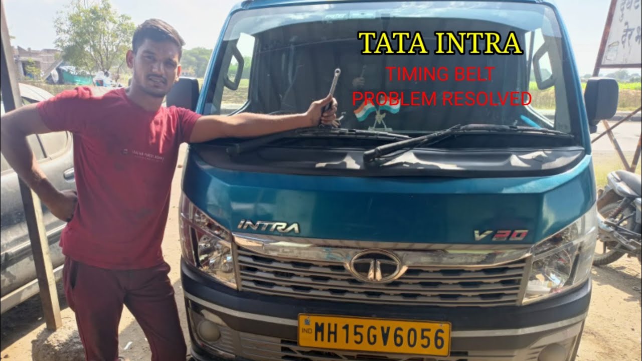 TATA Intra#engine timing bullet rockers games shop head gas kit fitting timing belt girne#ki#vajah##