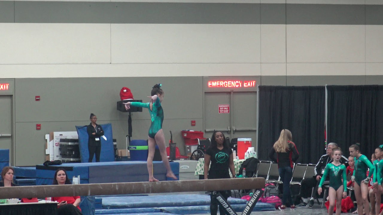 USAG Level 6 Beam Routine | 2018 Christmas on the Chesapeake| Bella Lim