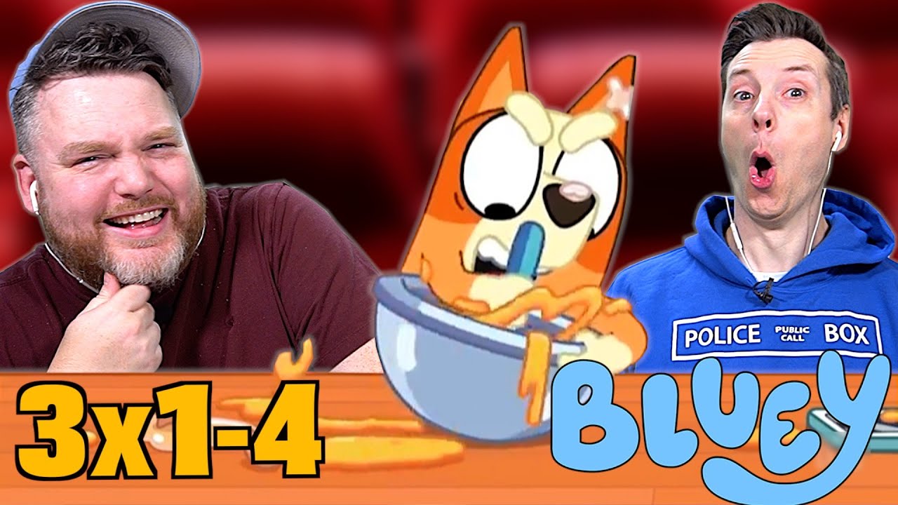 Молодой папа впервые смотрит &laquo;Спальню Bluey S3&raquo;, &laquo;Полоса препятствий&raquo;, &laquo;Обещания&raquo; и &laquo;Омлет&raquo;