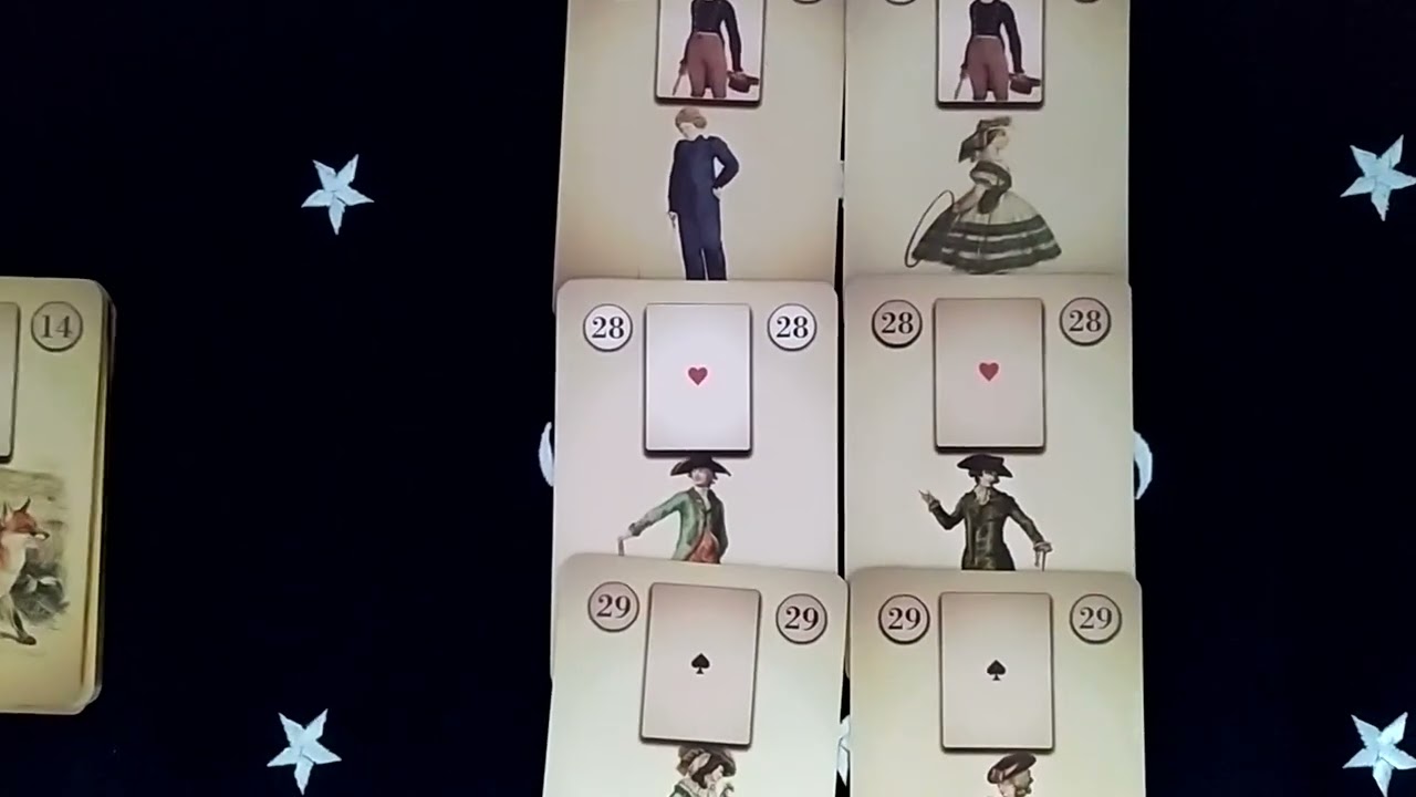 Review:Alexandre Musruck.Lenormand,oracle cards.Оракул Ленорман.