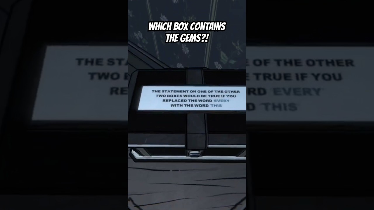 В одной из этих коробок находятся ДРАГОЦЕННЫЕ КАМНИ&hellip; но в какой именно?! #игры #короткометражки #...