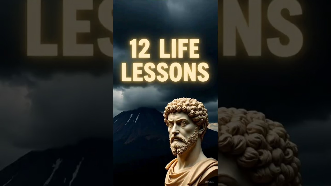 Learn These 12 Life Lessons Once &ndash; Stop the Pain #Stoicism