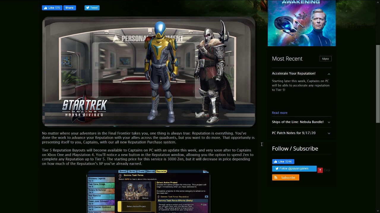 STO 76 -- Reputation Buyout Rant -- Star Trek Online