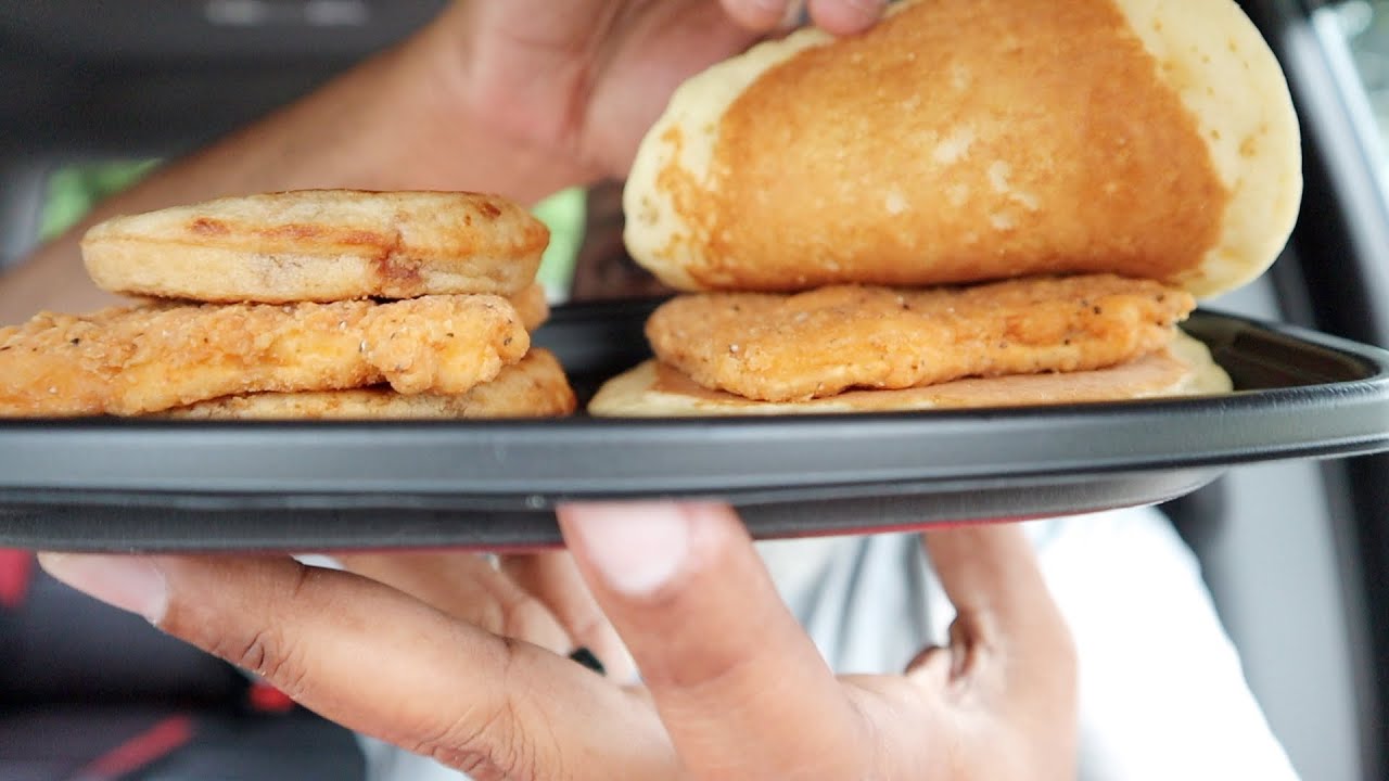 McDonald's NEW Unreleased HOOD Chicken & Waffle Review!