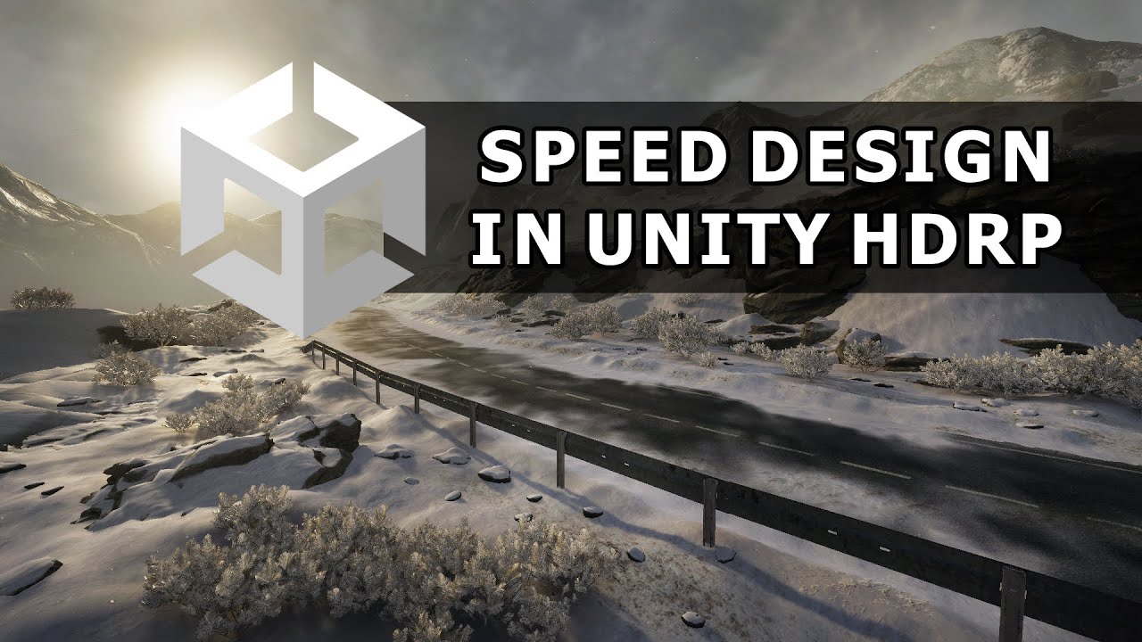 Snow Road | Environment Design | Speed Level Design | Unity | HDRP