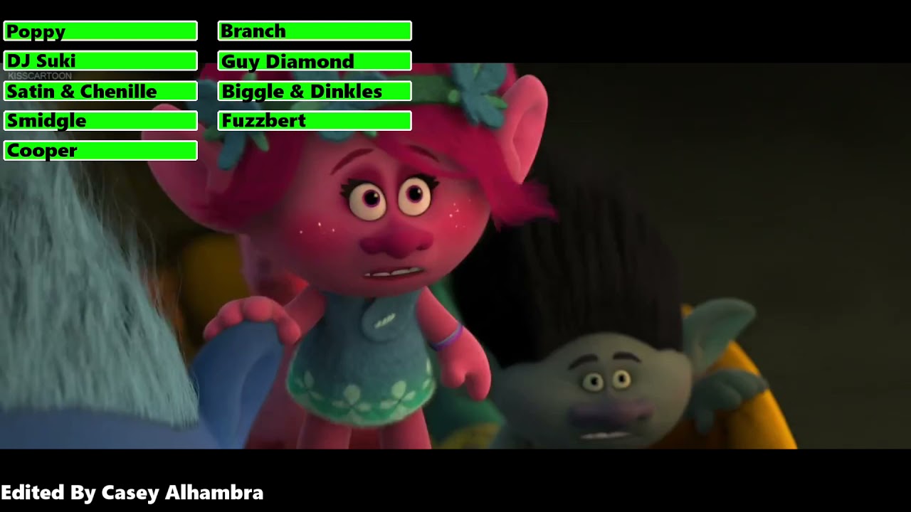 Trolls (2016) Roller Skate Scene with healthbars