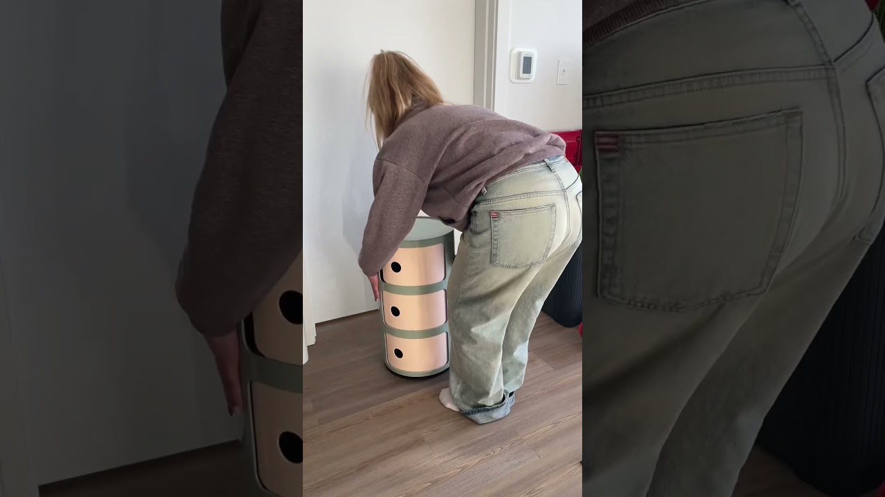 Unboxing my new two-toned Kartell Componibili Storage Unit 