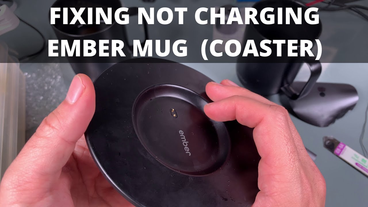 Ember Mug -  not charging -  fixing coaster by replacing pogo pin that don't spring back
