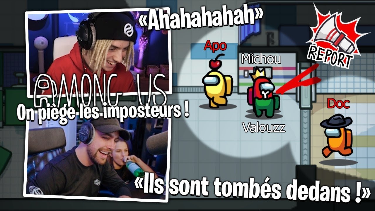 On piège les imposteurs avec Michou sur Among Us (fou rire !!)