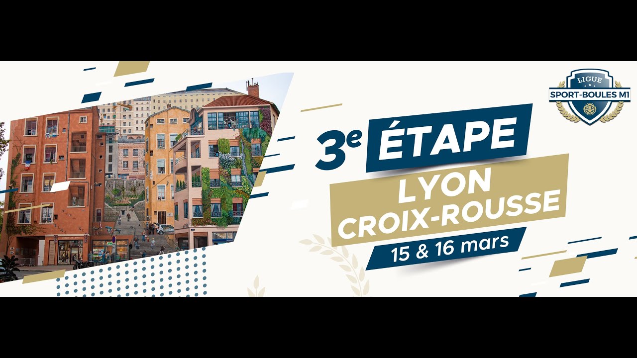 Ligue Sport-Boules M1 2024 - Etape 3 - Lyon Croix-Rousse - Partie 1