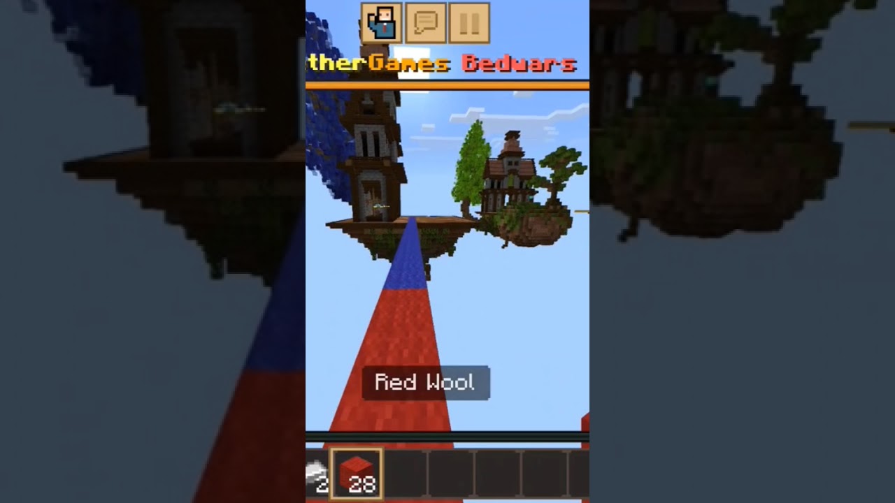 Crafting and building|BEDWARS|🤜☠️🔥😈🥶