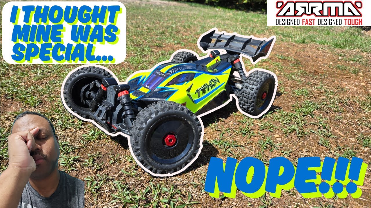 Yep, my Arrma Typhon 223s has the same issue...