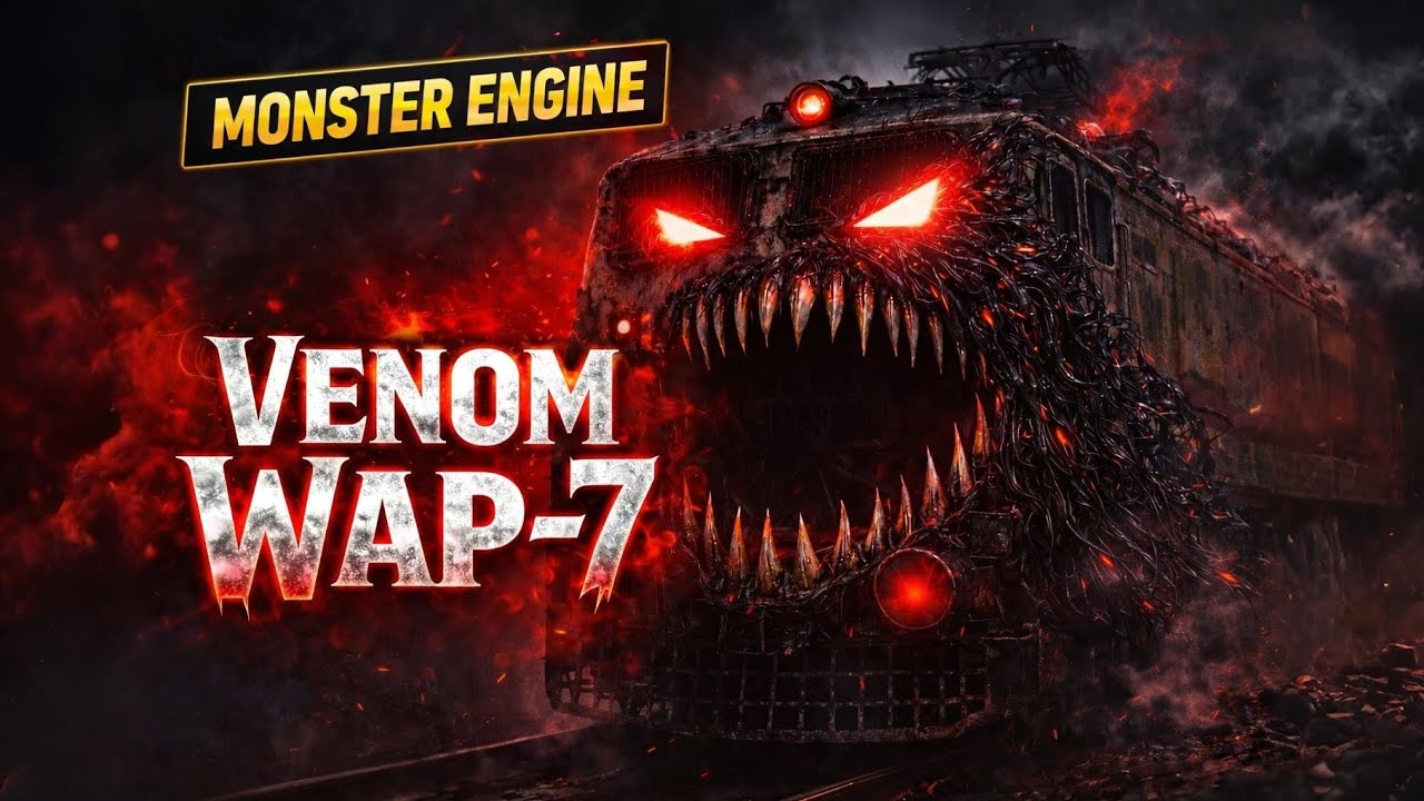 What If Venom Infected a WAP-7? | Venom vs WAP-7 – The Dark Transformation 😈🚂