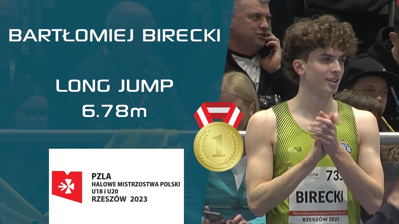 BARTŁOMIEJ BIRECKI | U18 𝙇𝙊𝙉𝙂 𝙅𝙐𝙈𝙋 ♂️ | U18 & U20 🇵🇱 INDOOR ATHLETICS CHAMPIONSHIPS 2023 